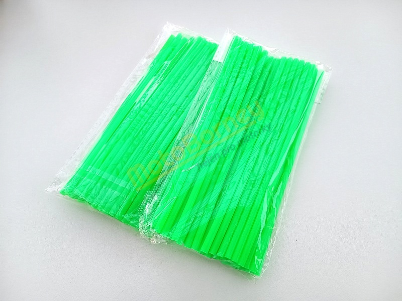 Plastový obal na dráty kola, zelený