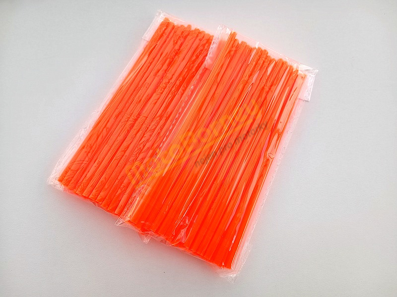 Plastový obal na dráty kola, oranžový