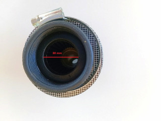 přímý vzduchový filtr 42 mm, na pitbike, dirtbike, čtyřkolku, minicros