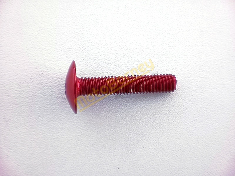 Šroub červený M6 x 30 mm