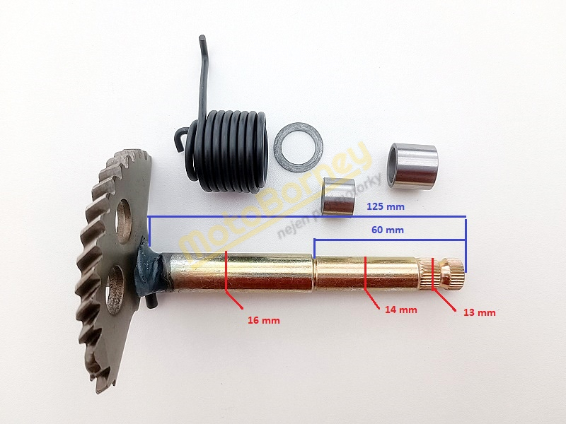 Startovací hřídel na skútr 125 4T