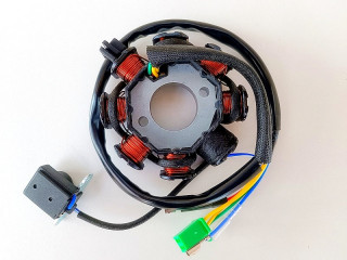 Stator zapalování 8 cívek na skútr 125, 150, motocykl