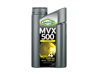 Motorový olej Yacco polosyntetický MVX 500 4T 10W40 1l