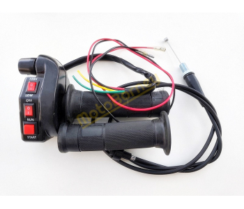 Rychlopal s přepínačem, rukojeť, lanko