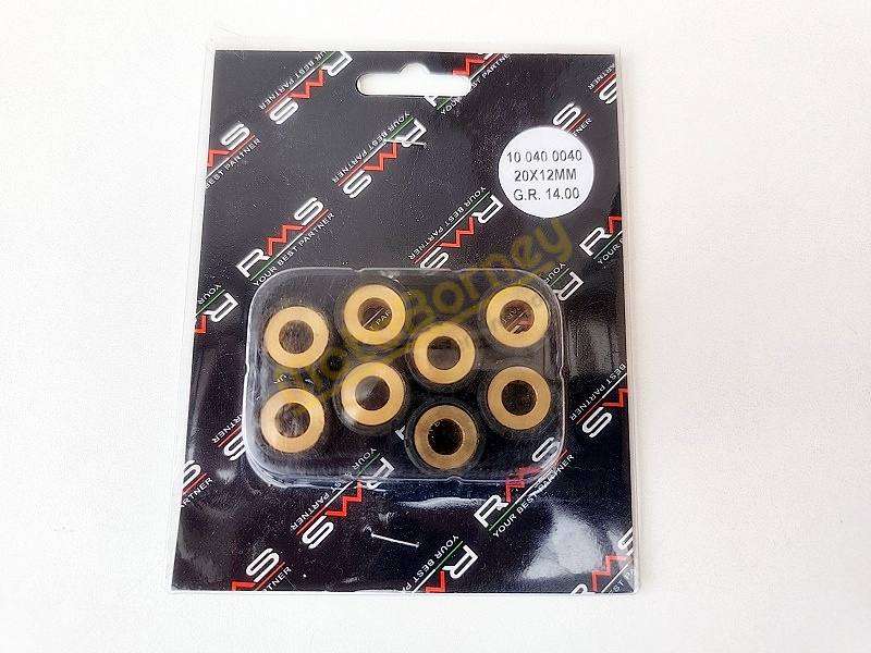 Válečky do variátoru RMS 20x12, 14 gramů