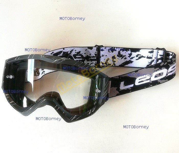 Motokrosové brýle Leoshi, černé
