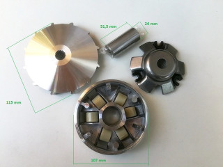 Variátor na skútr 125 4T