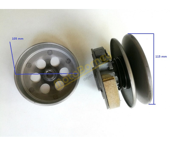 Odstředivá spojka na skútr 50 2T