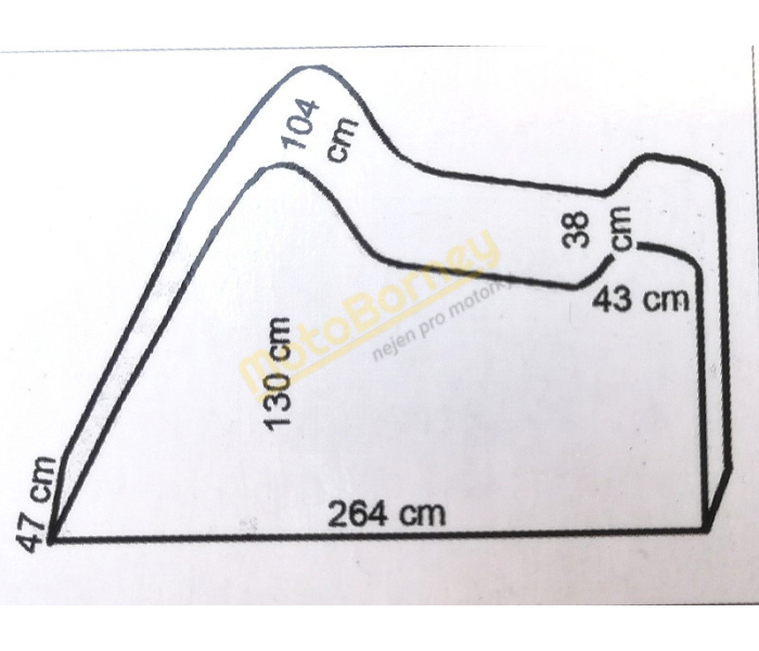 Krycí plachta na motocykl nad 1000 ccm