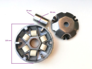 Variátor na skútr Piaggio 125, 150 4T