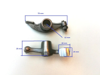 Vahadla ventilů na dirtbike, čtyřkolku 200, 250