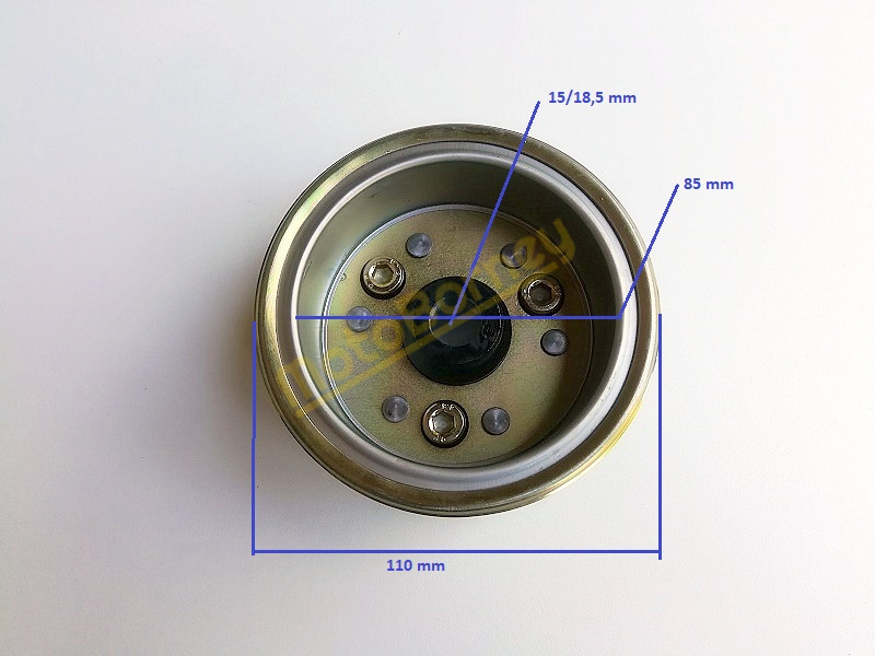 Rotor zapalování na čínské moto, čtyřkolku 110, 125